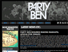 Tablet Screenshot of partyben.com